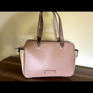 Marc by Marc Jacobs two tone leather bag with shoulder strap